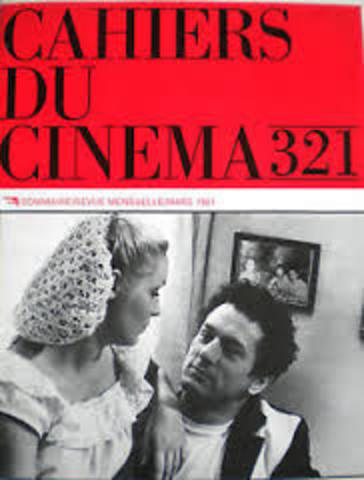 Raging Bull would be the introduction of Martin Scorsese at Cahiers after their political-theoretical period. Prior to this first Critique by Pascal