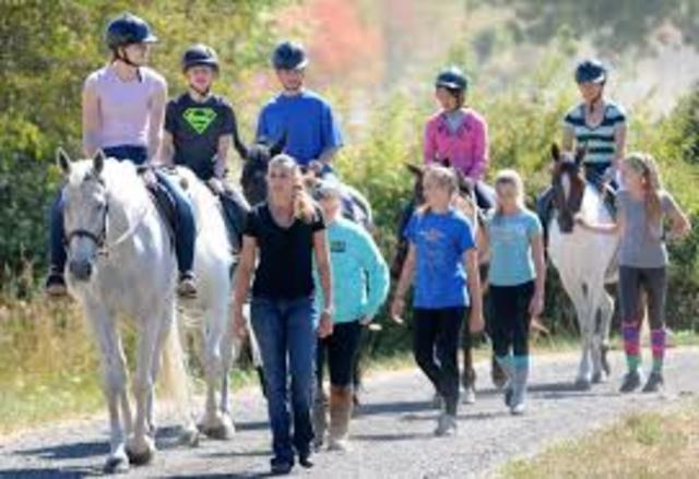 First time I rode a horse