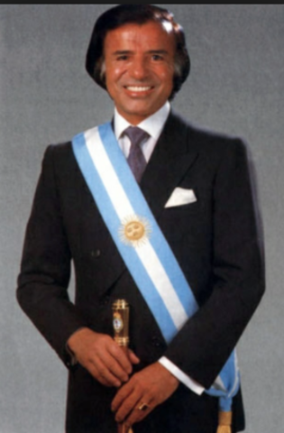 Argentina: Presidente Carlos Menem
