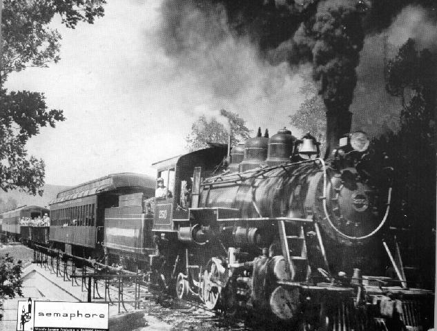 First Steam Railroad in America opened