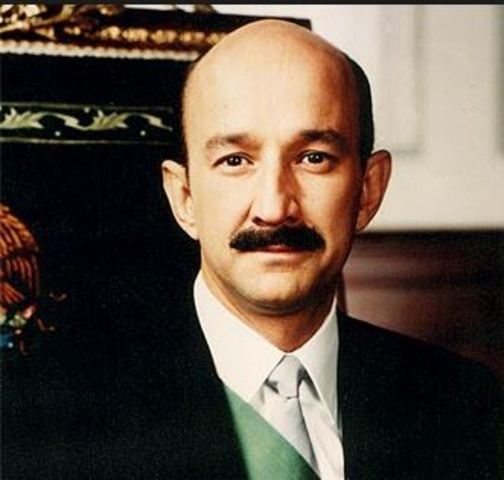Carlos Salinas, presidente de México