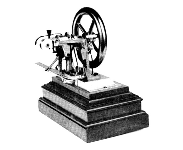 Elias Howe invents the sewing machine.