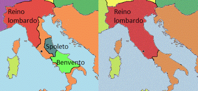 Invasión lombarda en Italia