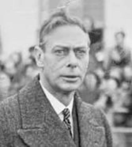 King George VI died