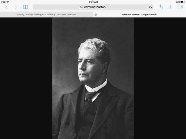 The first commenwealth of Australia is proclaimed the first prime minister (Edmund Barton) and the parliament were sworn in.