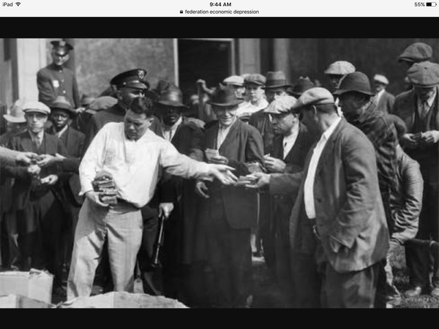 Economic depression means the colonial parliaments to lose interest in federation.