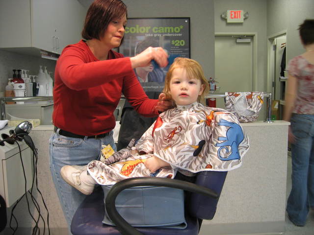 1st Hair Cut!