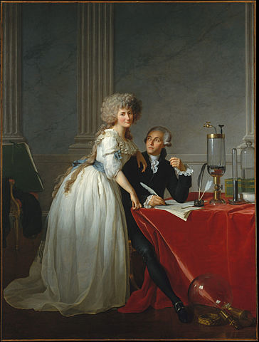 Lavoisier y su Esposa