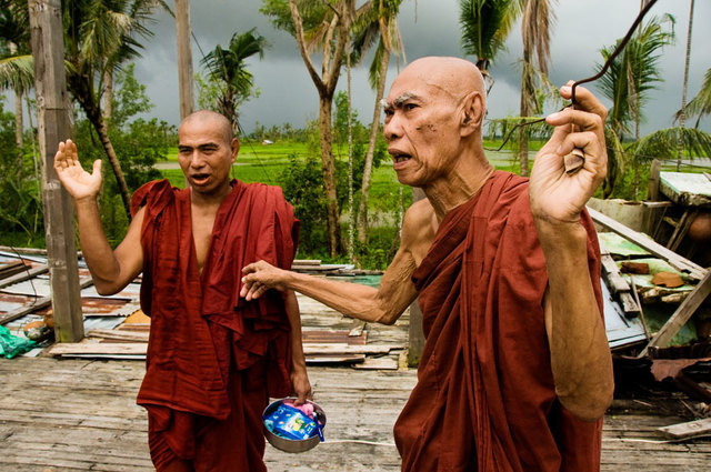 Encountered resistance from monks