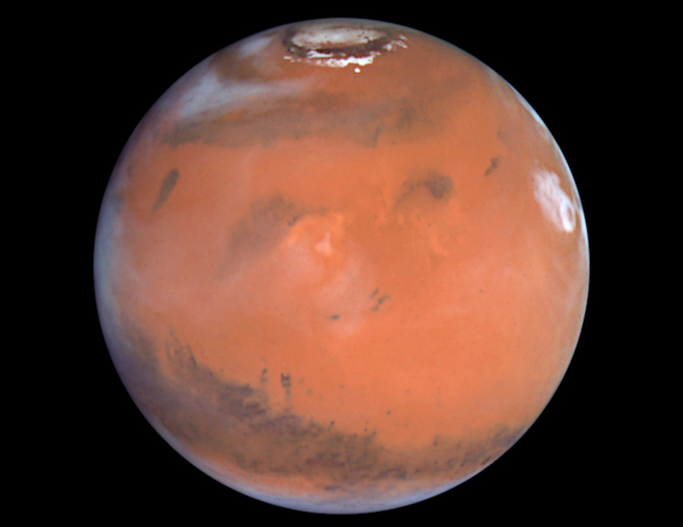 reisen til mars begynner