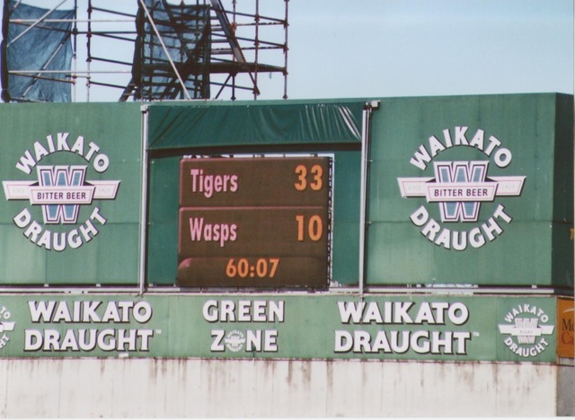 Playing in the waikato stadium
