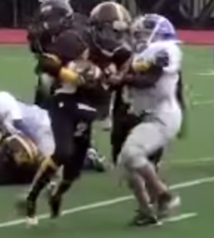 a los 6 años yo  jugué el futból americano