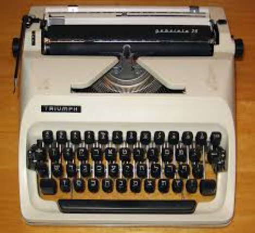 the first typewriter
