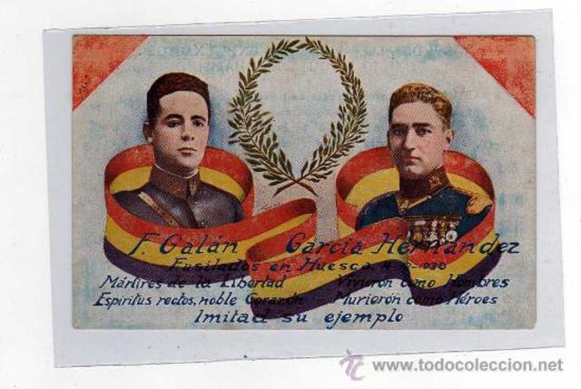 Sublevación de Galán y García, posteriormente fusilados