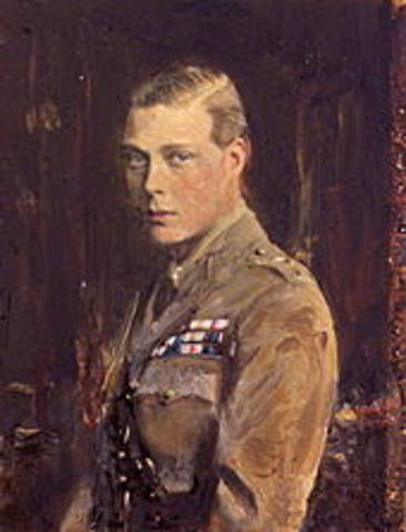 King Edward VIII's reign began