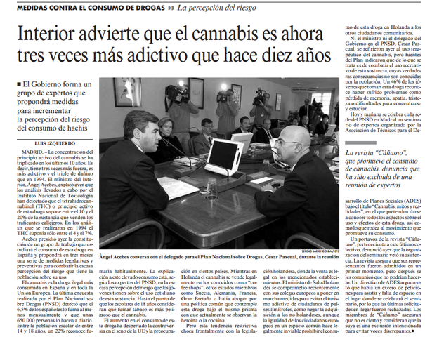 Interior advierte que el cannabis es ahora tres veces más adictivo que hace diez años