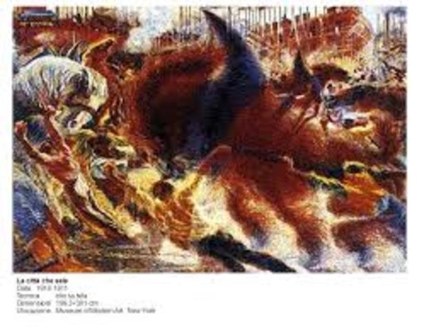 LA CITTA CHE SALE  di BOCCIONI