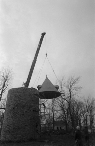 Construction du Parc historique de la Pointe-du-Moulin