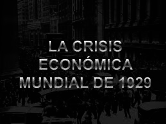 La crisis de 1929
