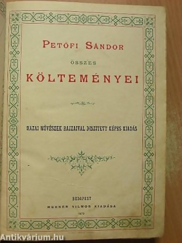 "Összes költemények"