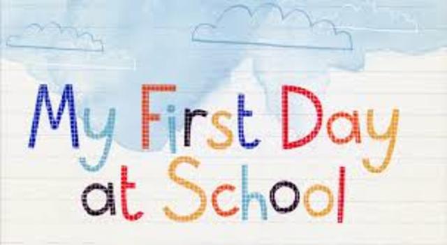I had my first day of school