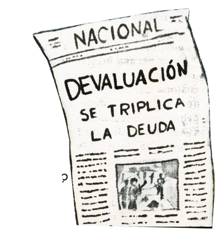 devaluación del peso