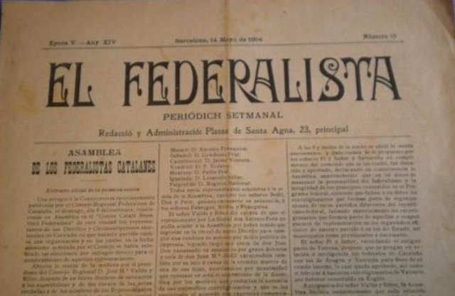 El periódico federalista.
