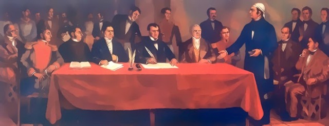 Fundación del congreso de Anáhuac encabezado por José María Morelos y Pavón