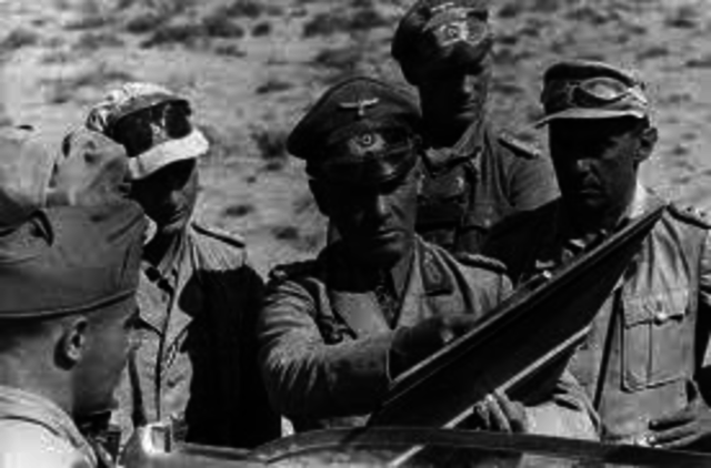german general rommel surrenders in north africa