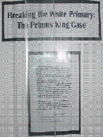 End of White Primaries