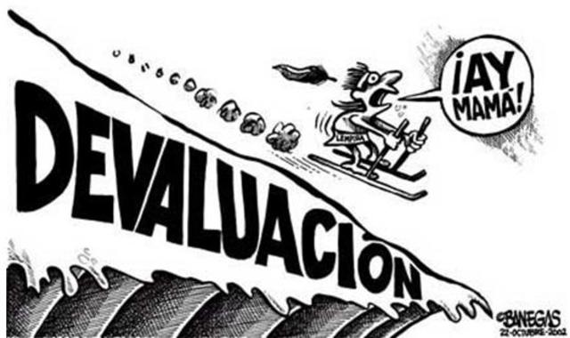 Devaluaciones, fugan capitales