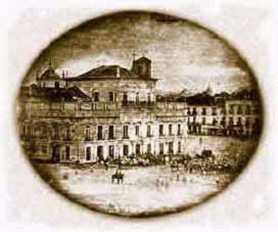 1º daguerreóipo tirado na América do Sul por Louis Compte, Rio de Janeiro 1840.