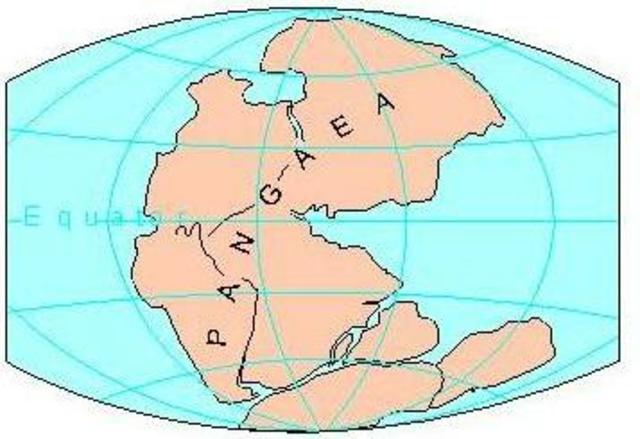 Pangea is formed