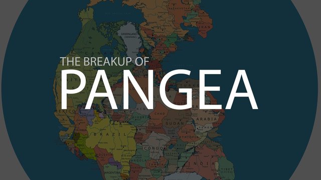 Pangea breaks up