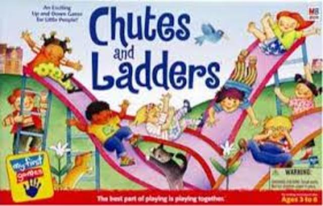 yo aprendií a jugar chutes and ladders