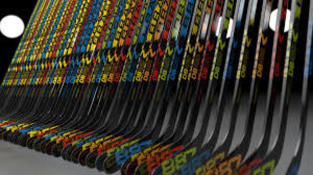 Yo compré el palo de hockey