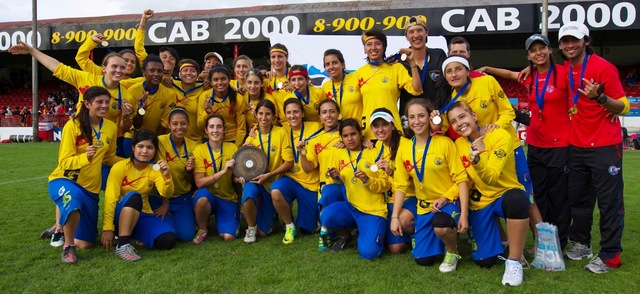 SELECCION COLOMBIA DE ULTIMATE FEMENINO CAMPEONAS