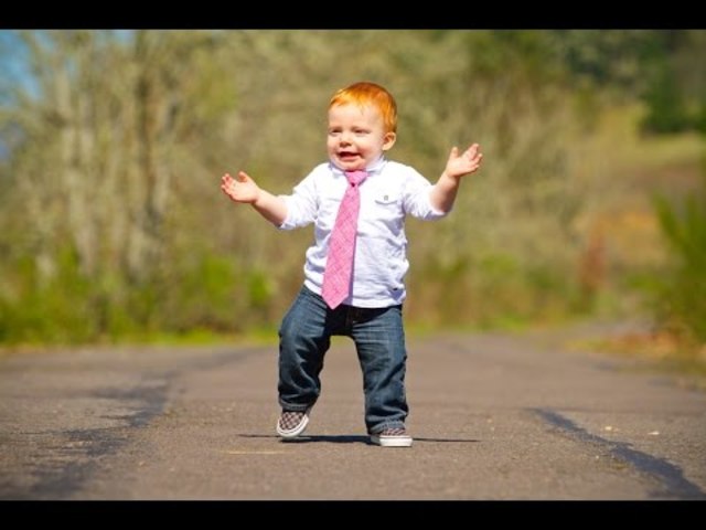 say yo caminé cuando tuve dos años