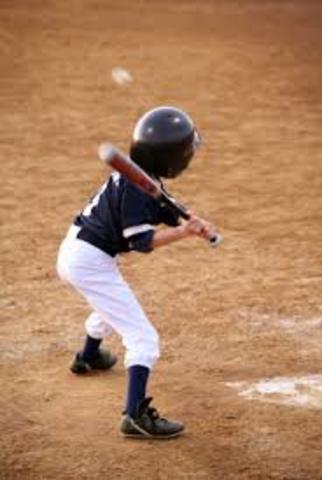 Jugué bésibol por primera vez