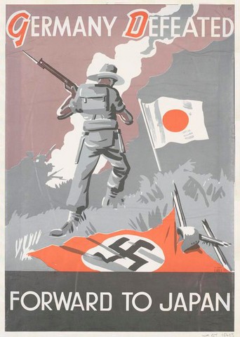 Japan surrenders, German defeats Japan.