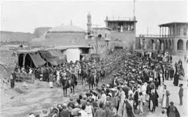 THE BRITISH ENTER BAGHDAD