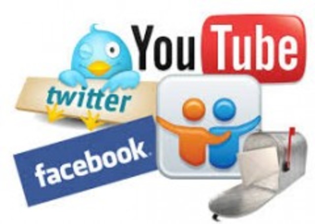 facebook, my aspace, twitter friendster