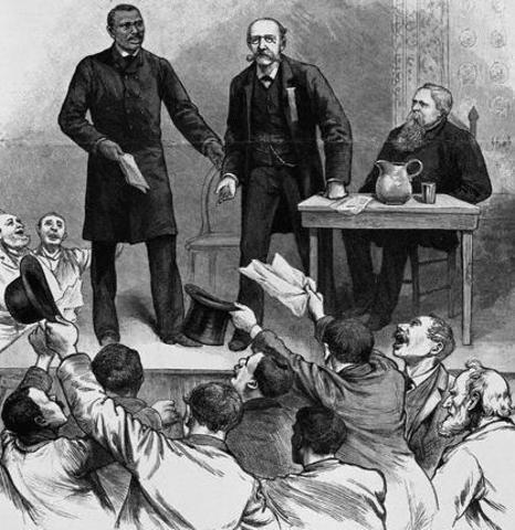 Terrence Powderly becomes leader of Knights of Labor