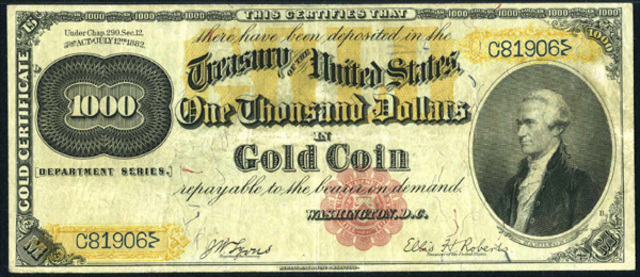 Gold Certificates