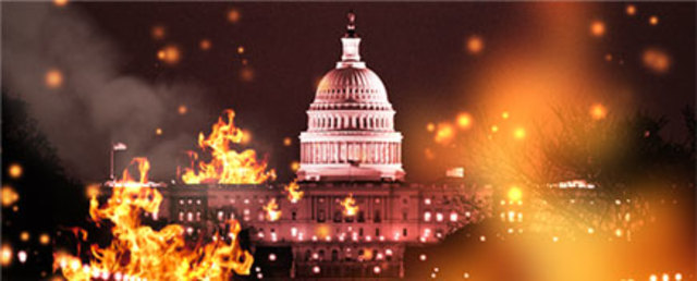 Washington D.C Attacked And Burned