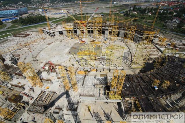 Строительство Олимпийского стадиона