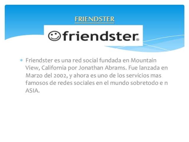 SE LANZA  FRIEDSTER