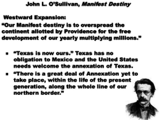 John L. O'Sullivan and Annexation of Texas