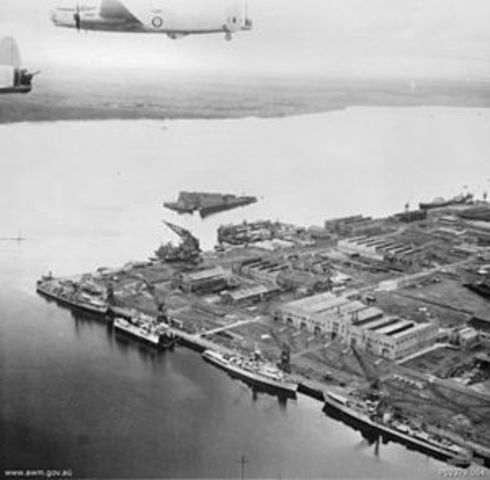 Fall of British Naval Base in Singapore