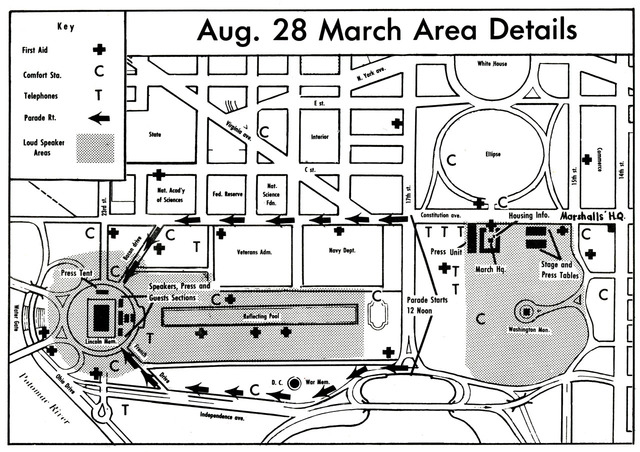 March on Washington Map